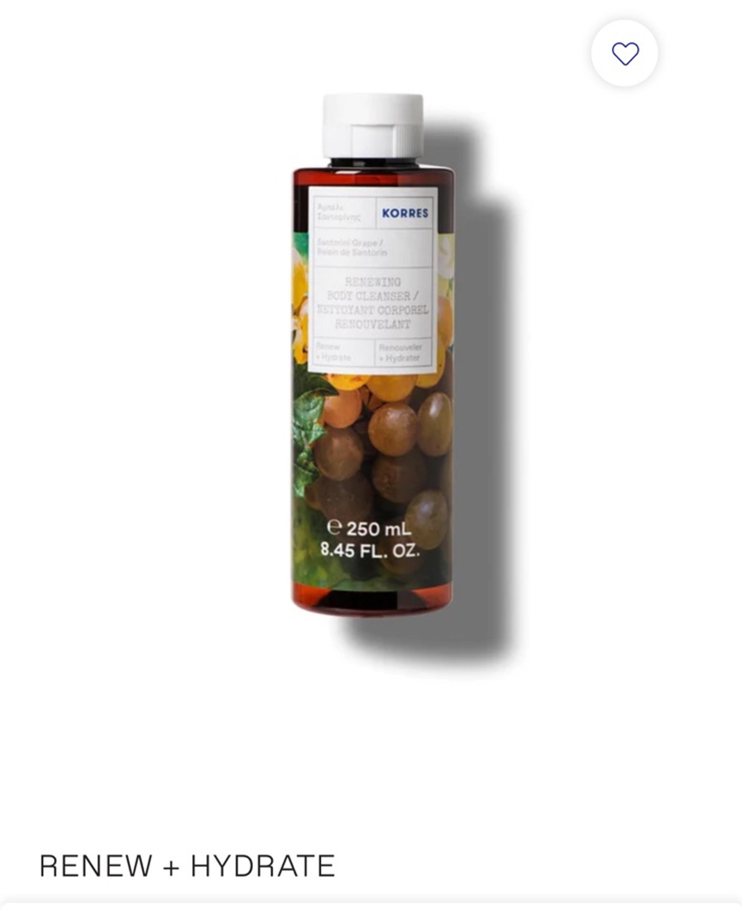Korres Renewing Body Cleanser