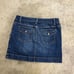Vintage Tommy Hilfiger denim darkwash mini skirt