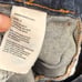 Vintage Tommy Hilfiger denim darkwash mini skirt