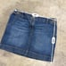 Vintage Tommy Hilfiger denim darkwash mini skirt