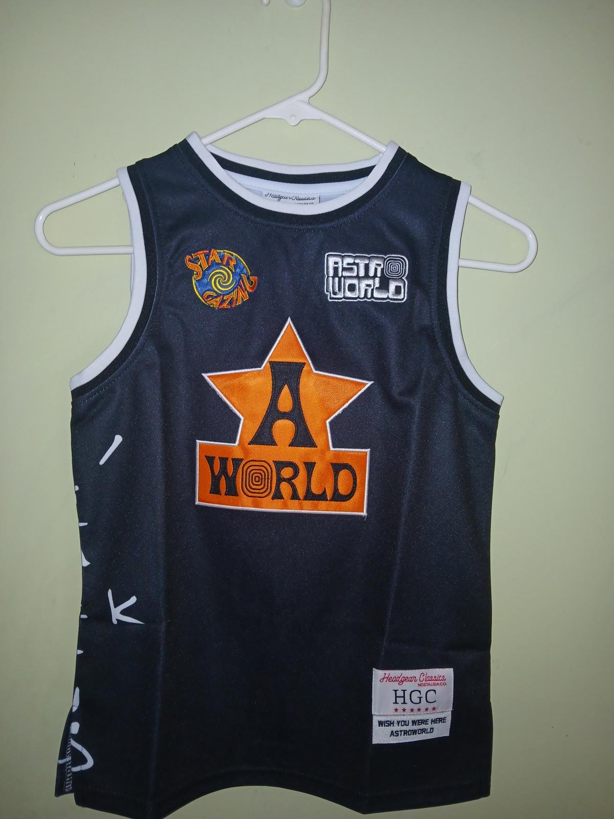 Headgear classics Travis Scott, AstroWorld jersey, size s, NWT