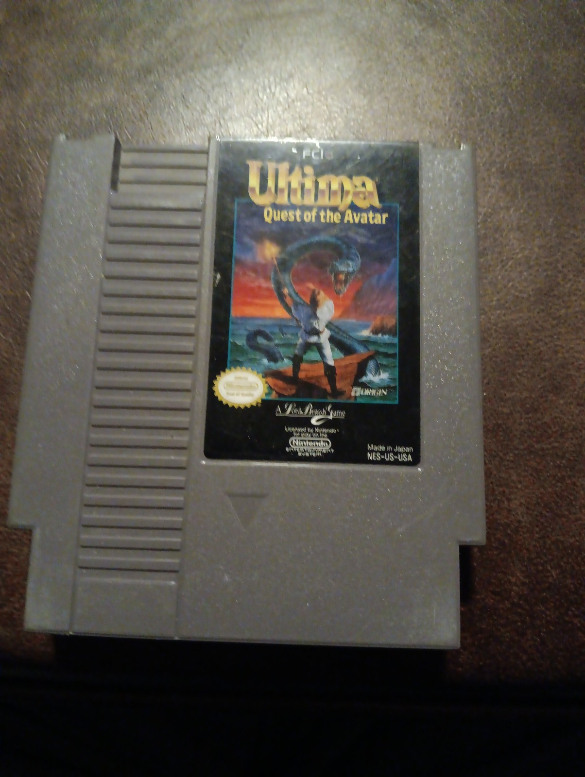Ultima quest of the avatar for Nintendo NES