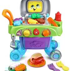 LeapFrog Smart Sizzlin' BBQ Grill with Food and Tools, Unisex Role-Play Learning