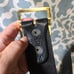 Like New Tex Shoemaker & son hand tooled black leather belt 34 Reg