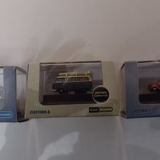 N scale OXFORD Diecast VW Bus Beetle Mini roofrack Surfboards Fjord Blue NIB lot