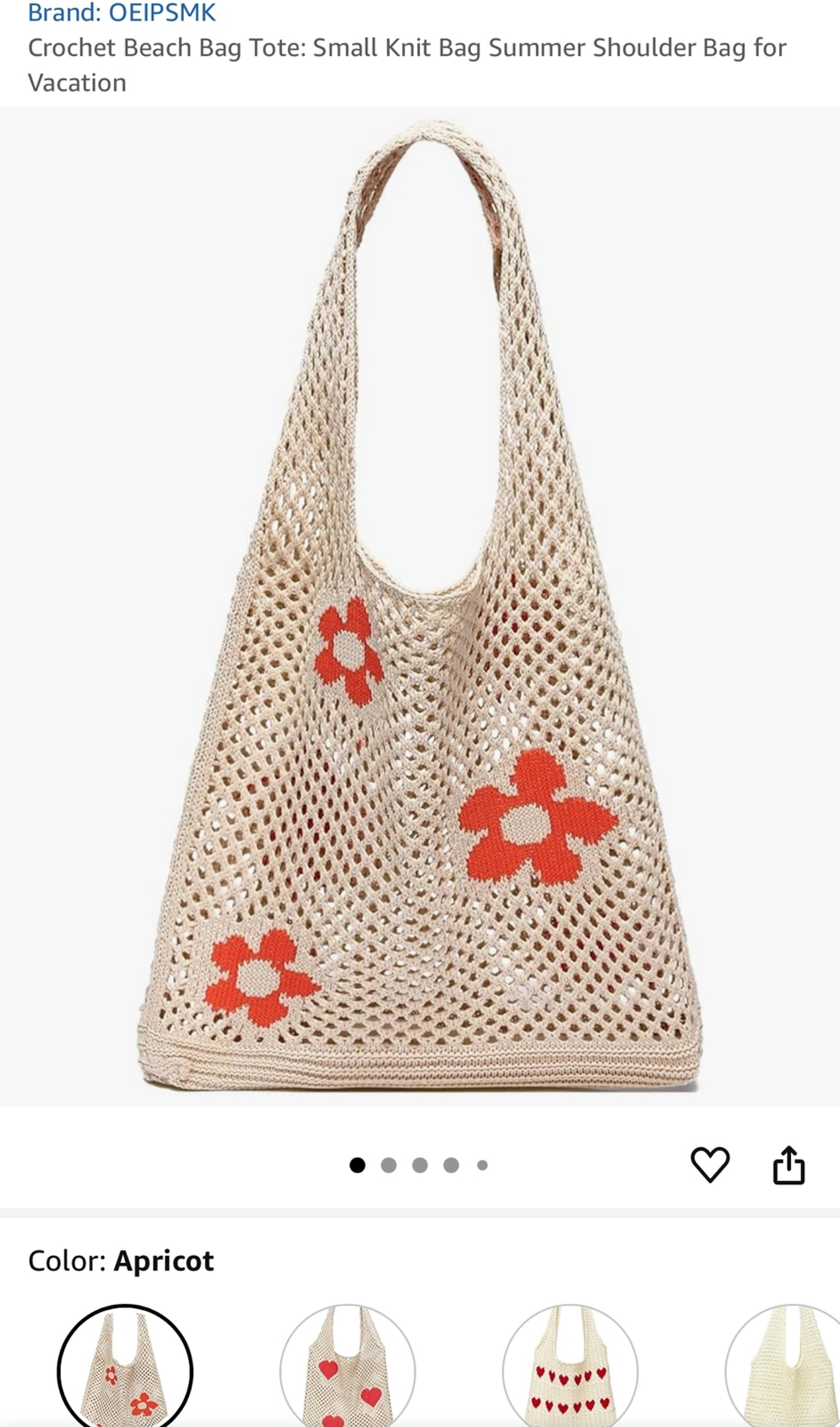 Crotchet Beach Bag Tote