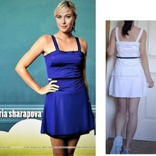 Nwt Nike Maria Sharapova WHITE Tennis Dress w/ Bra S Small