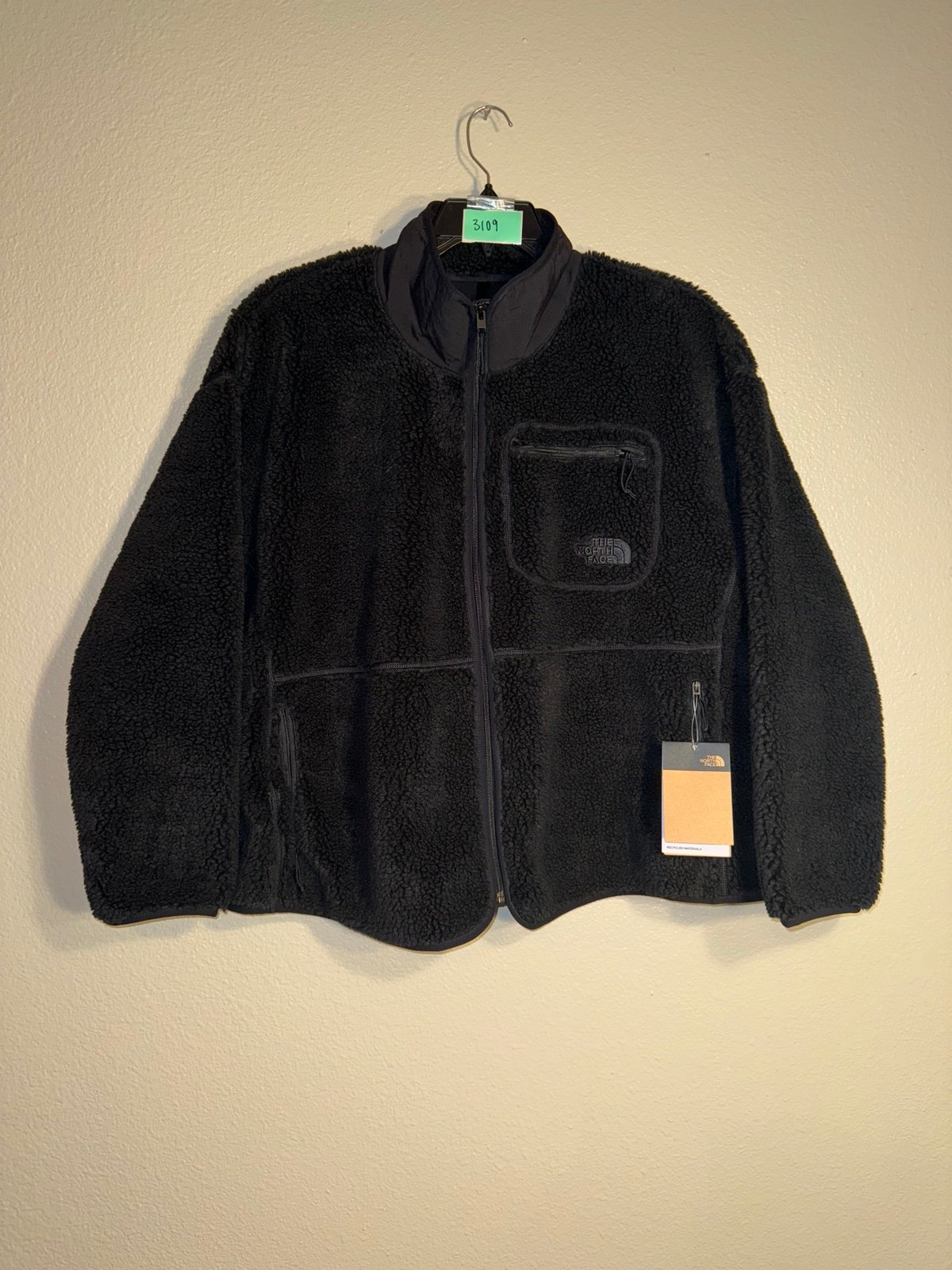 The North Face extreme pile zip fleece jacket