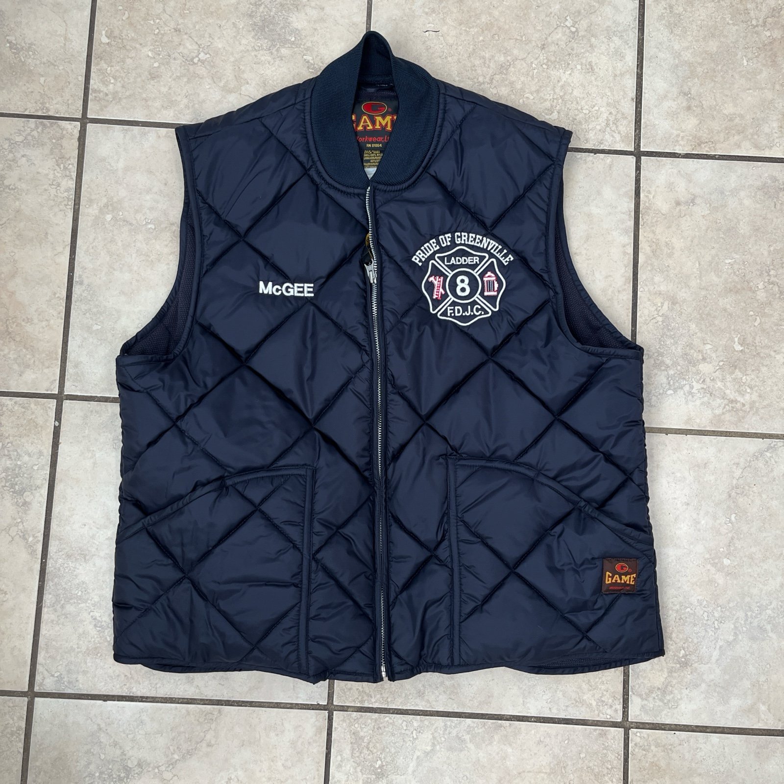 Puffer workwear Vest Vintage Retails around 160 200
