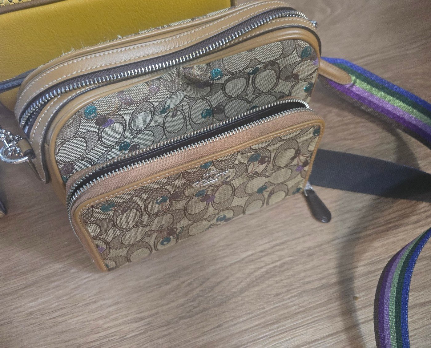 Crossbody coach wallet and purse