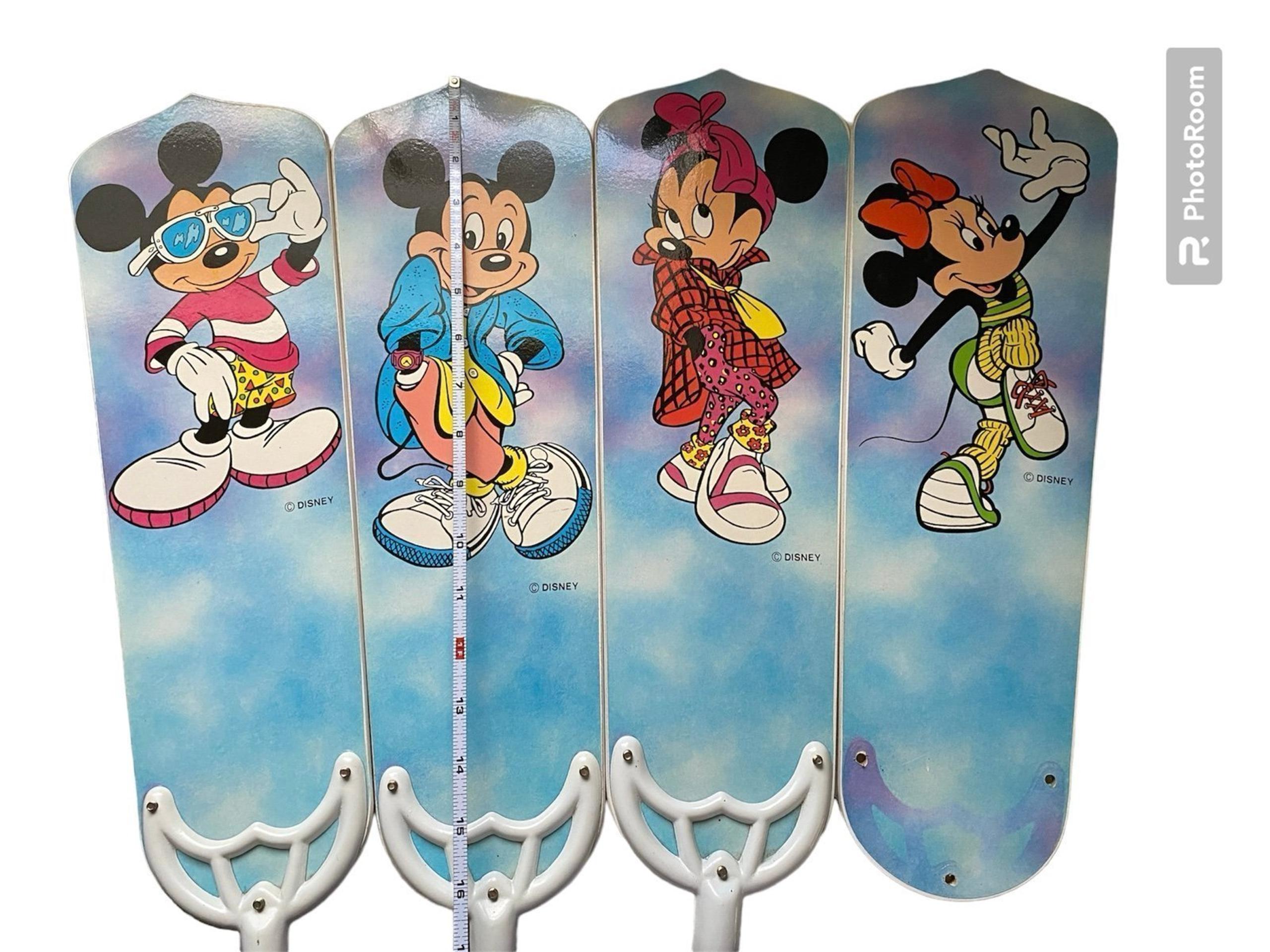 Vintage Disney Mickey and Minnie Mouse Ceiling Fan