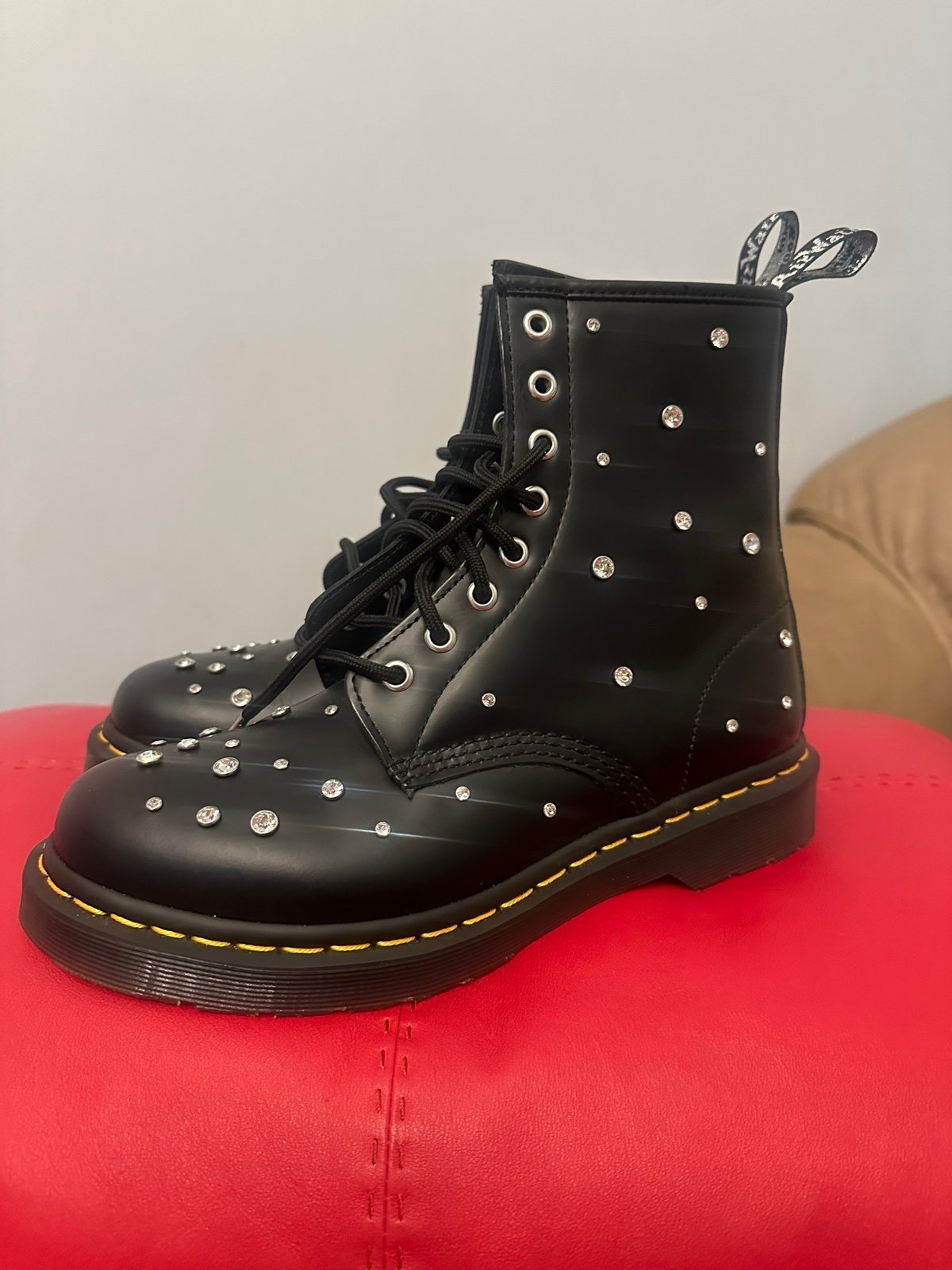 Swarovski X Dr.Martens 1460 Martin Boot Women's Black