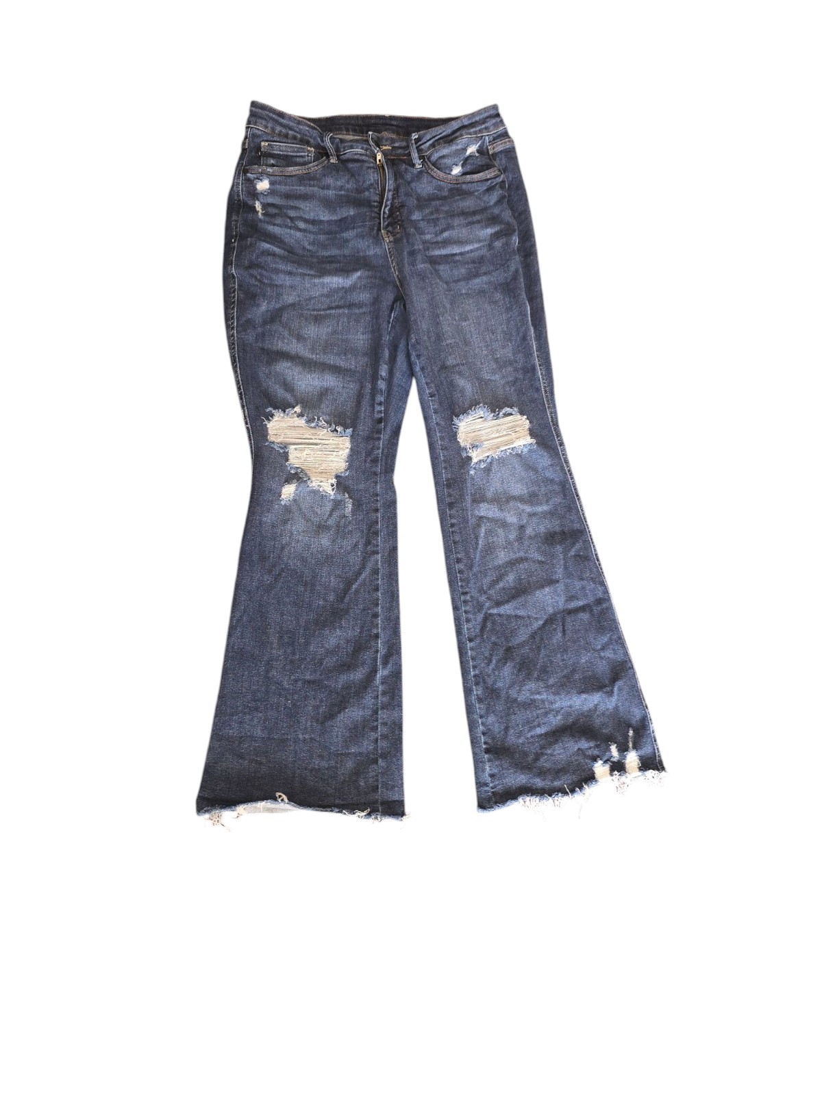 Judy Blue Distressed Flare Jeans
