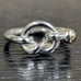 Tiffany & Co. Love Knot Ring, Silver 925 & Gold 750, Size 10