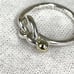 Tiffany & Co. Love Knot Ring, Silver 925 & Gold 750, Size 10