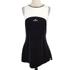 Diadora Stella Tennis Tank dress Black & White Womens Size Medium