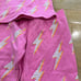 Baby girls Chaser bubblegum pink lightening bolts tank top jogger bottoms nwt