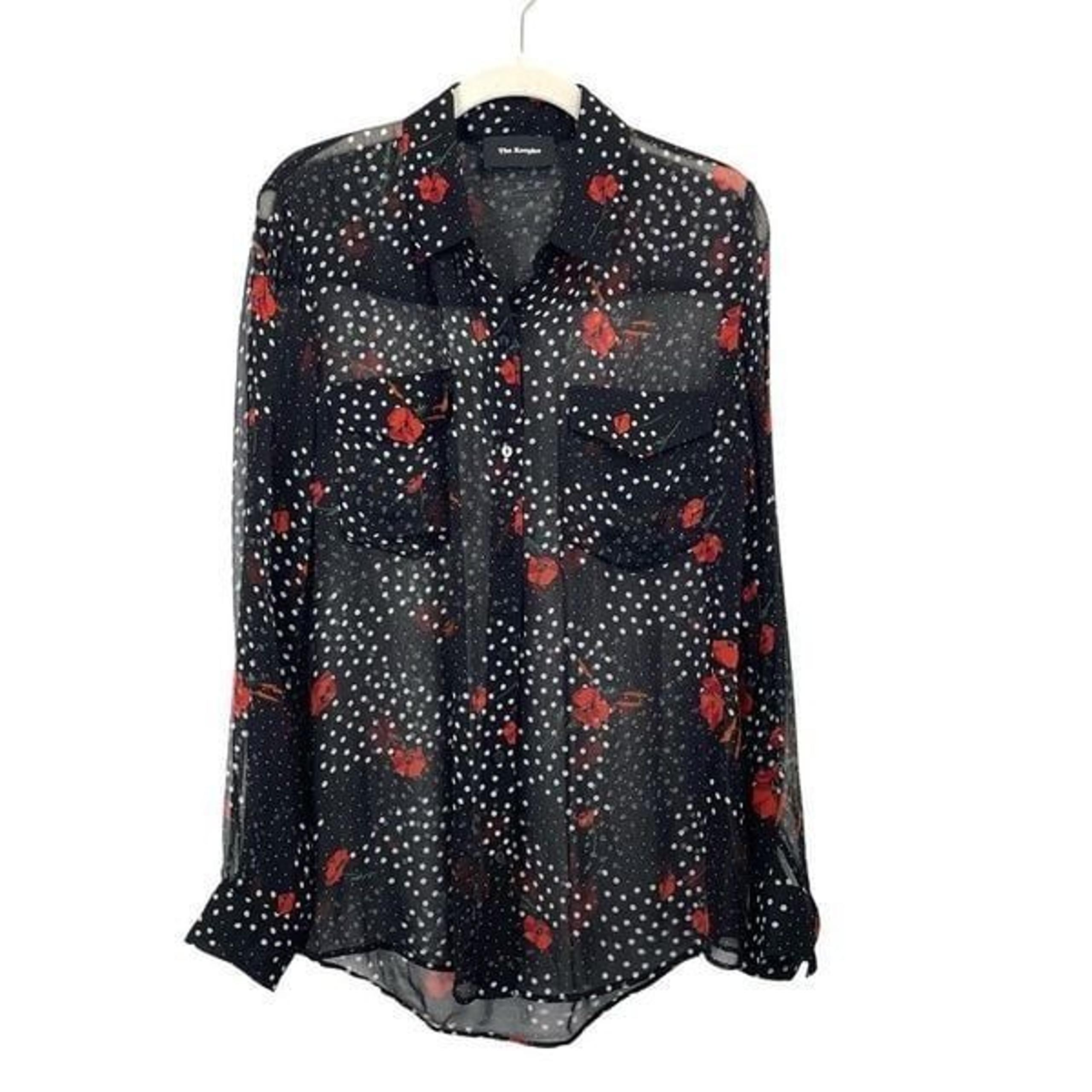 THE KOOPLES Poppy Popi Pop swiss dot Print blouse Size 2