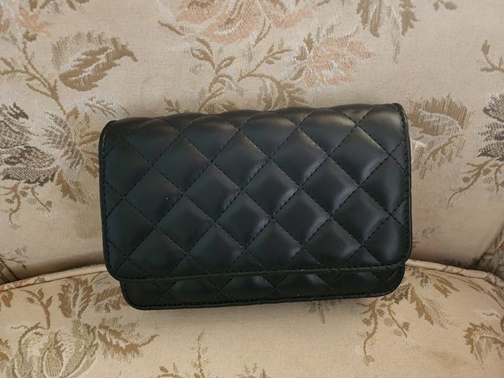 Black evening bag