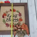Harvet Blessings Fall Wall Decor w/ Light, Burlap w/Embroidery Gnomes Pumpkins