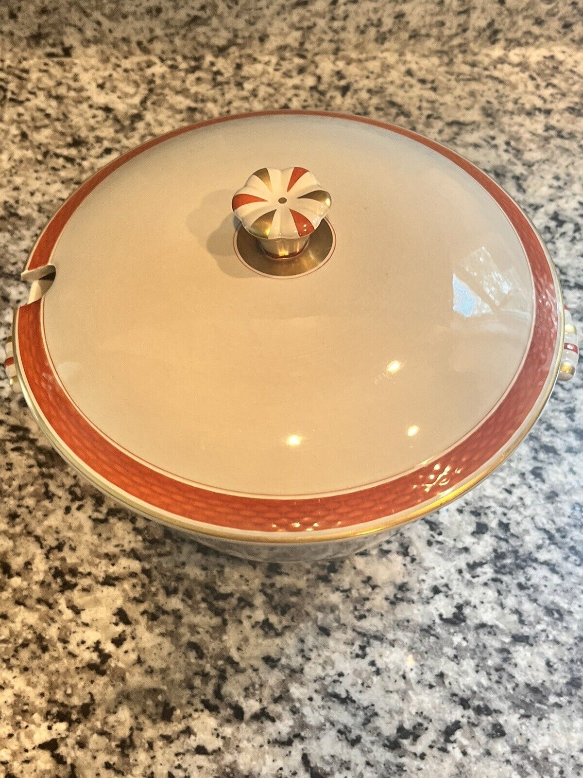 Large Royal Copenhagen Oranja Tureby Serving Tureen W/ Lid