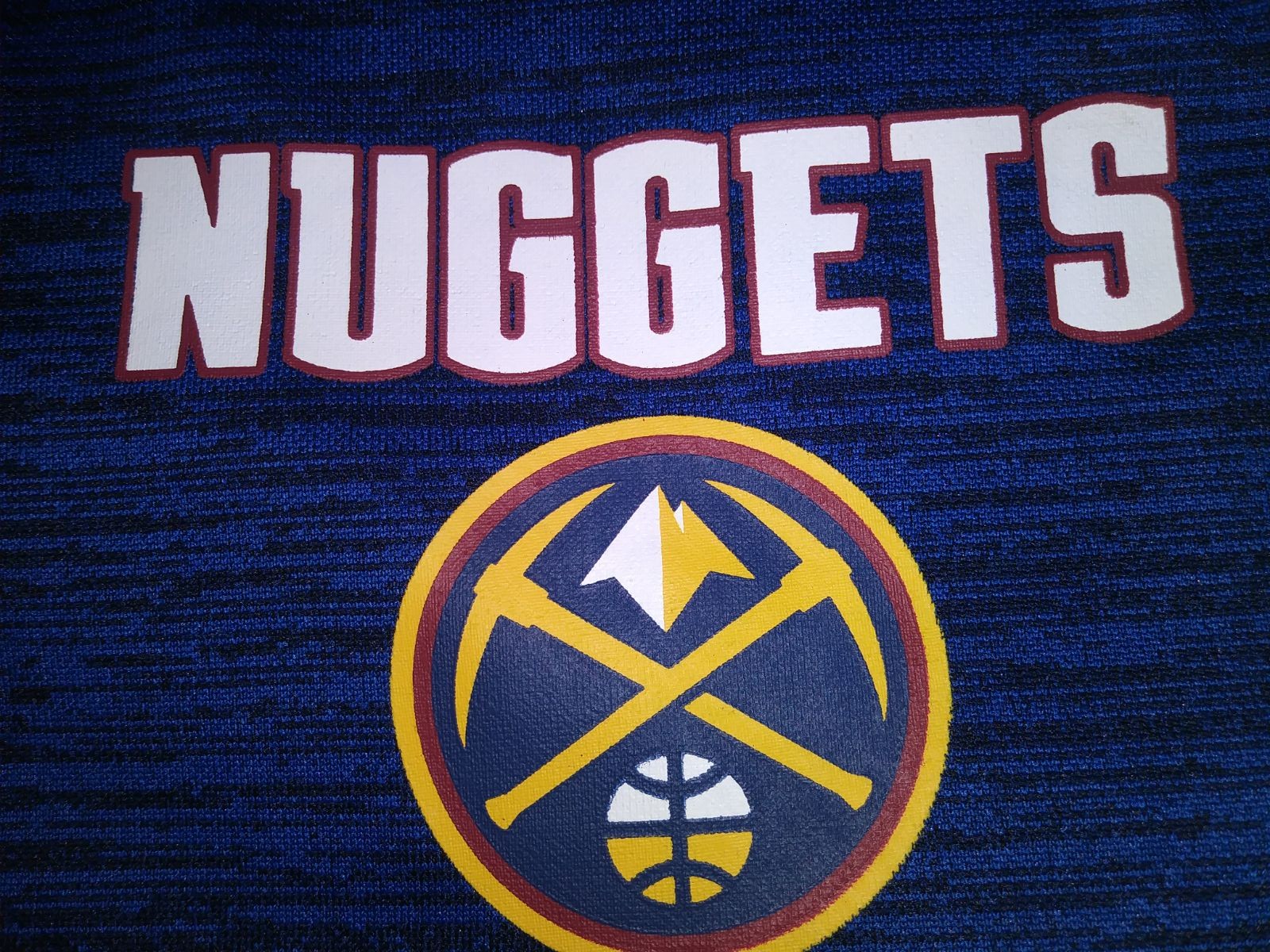 NBA zip up hooded sweater Denver Nuggets