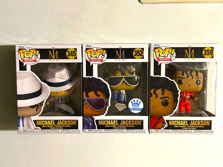 Funko Pop Michael Jackson - set of 3