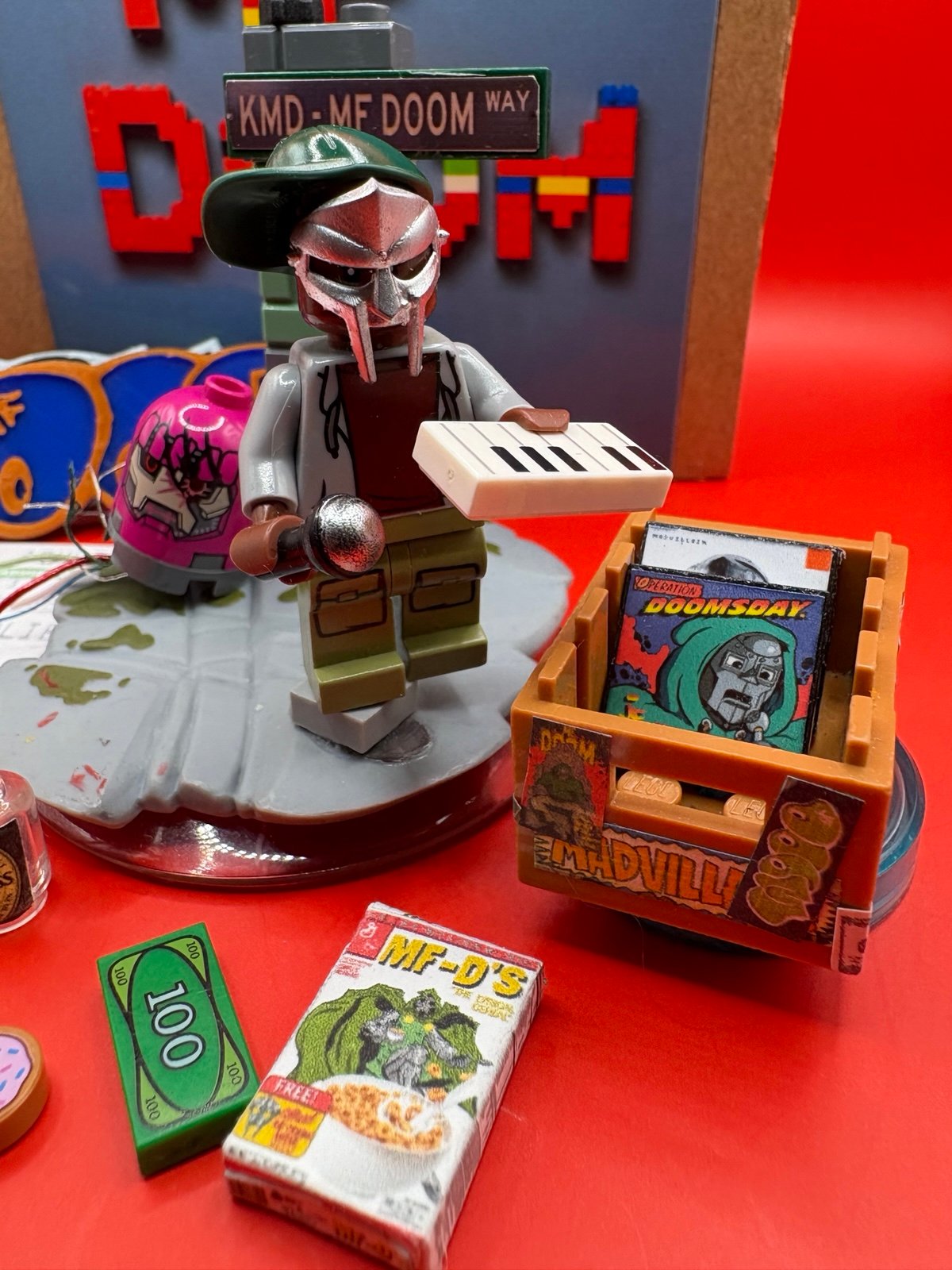 Custom MF DOOM Lego Set