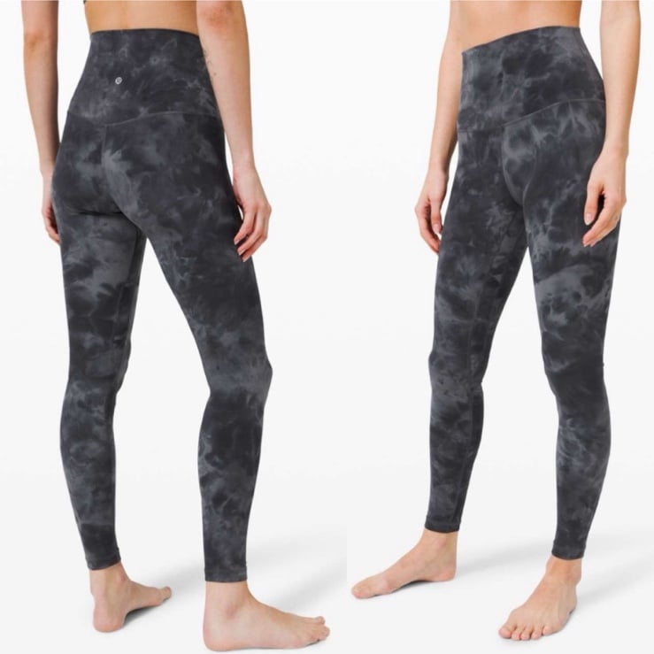 Lululemon Align Super High Rise Pant 28 Diamond Dye in size 10