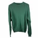 Brooks Brothers Green 100% Mercerized Cotton Cable Knit Pullover Sweater Size M