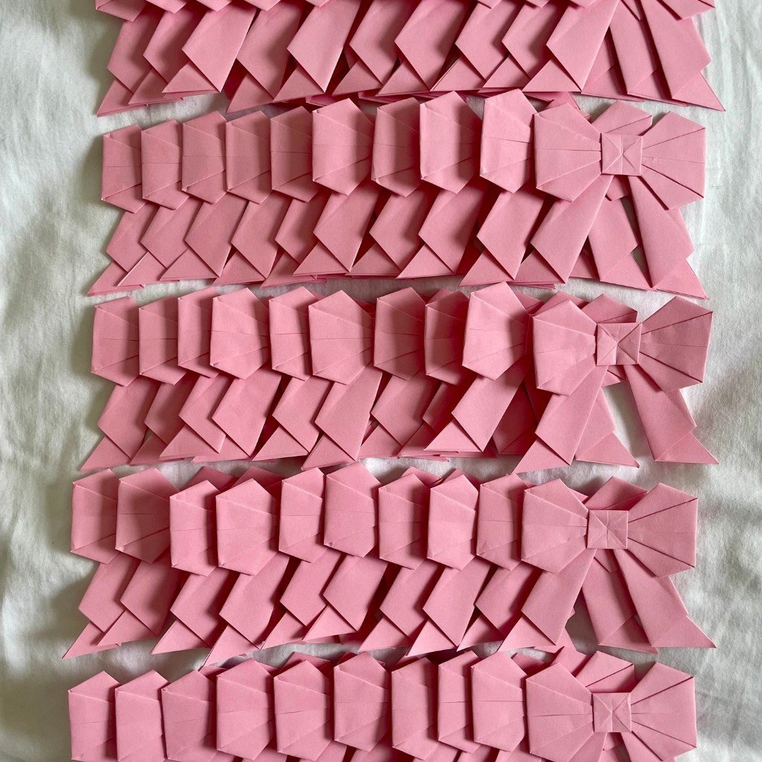 190 Handmade Origami Bows