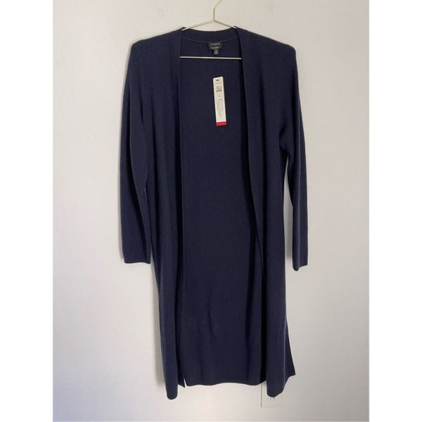 TALBOTS 100% Cashmere Cardigan Sweater Size Medium NWT