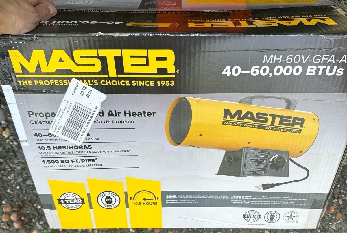 Master Propane heater