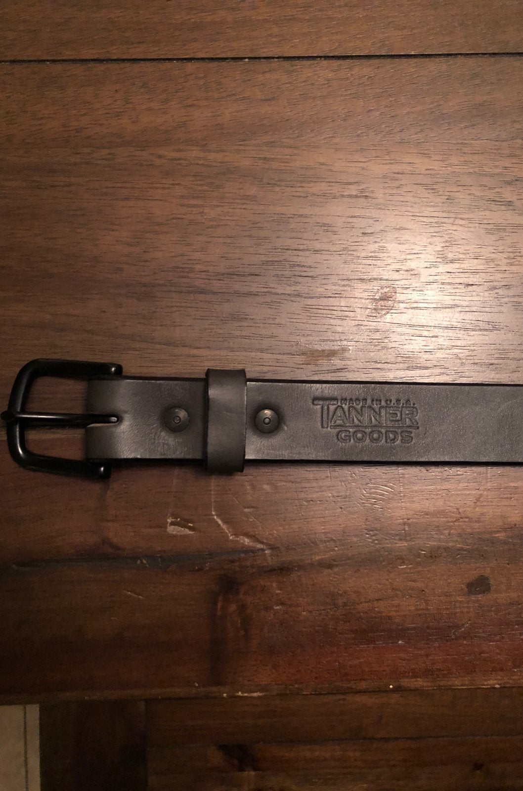 Tanner goods belt