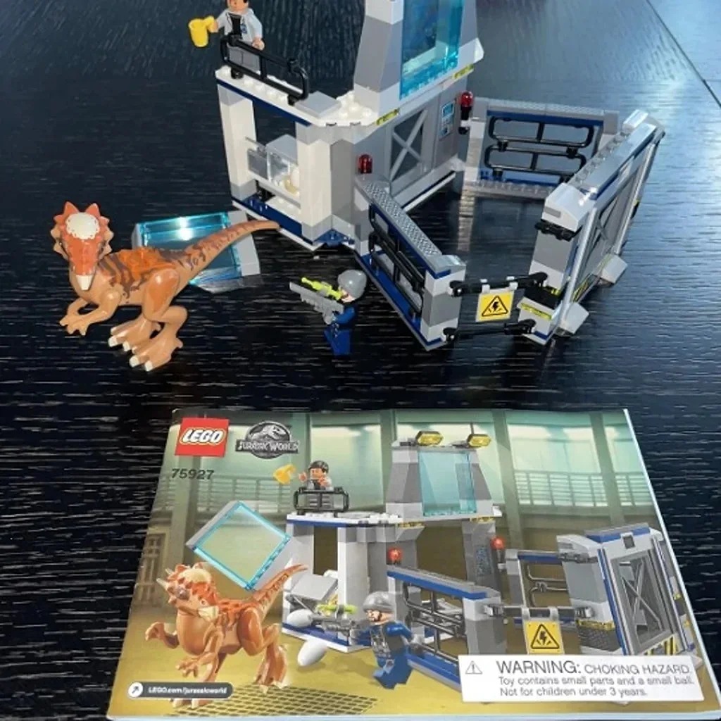 LEGOLEGO 75927 Jurassic World Stygimoloch Breakout 100% Complete With Manual r2