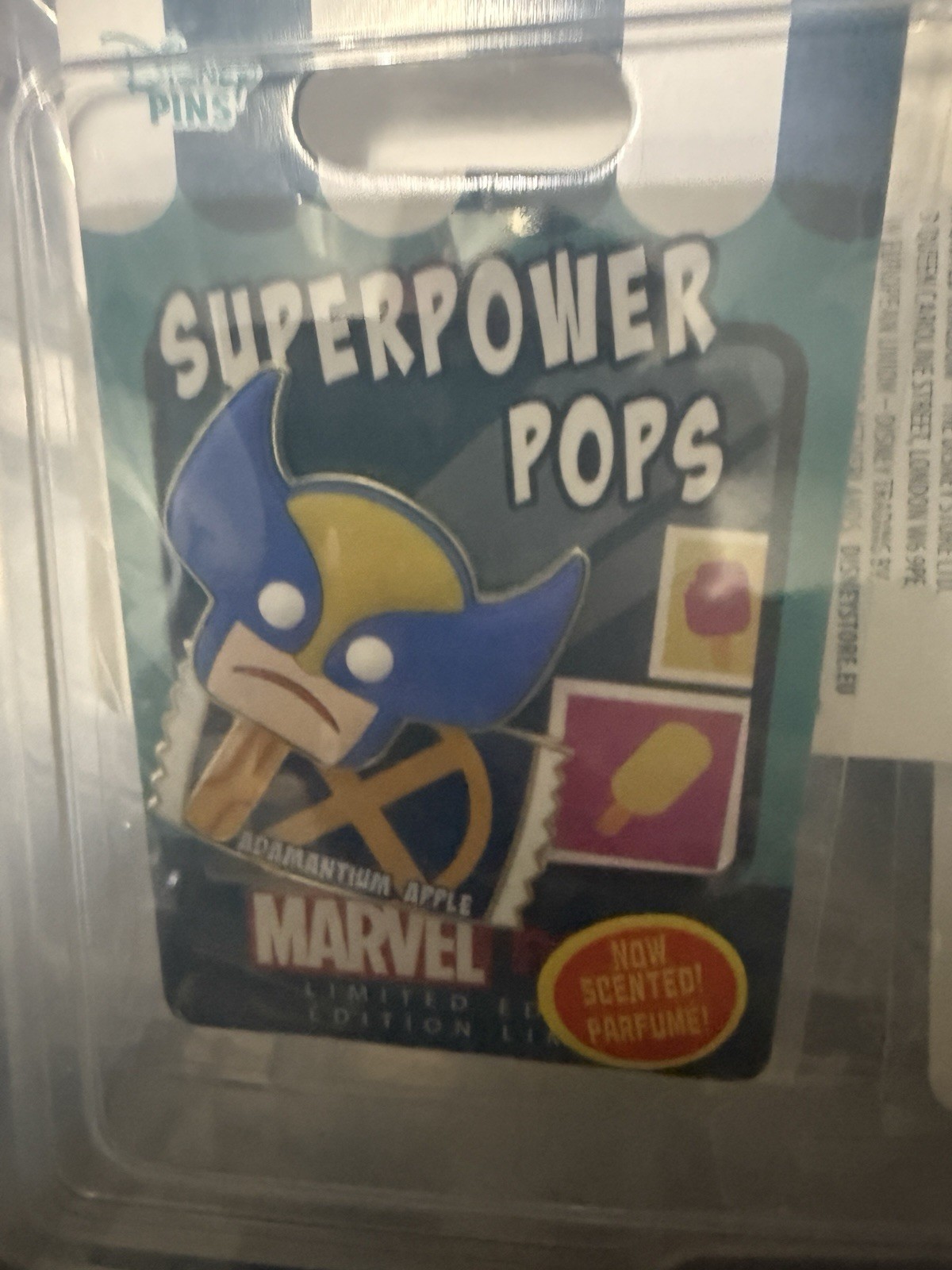 Superpower Pops Pin Disney Marvel Wolverine Adamantntium Apple New