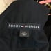 Vintage Tommy Hilfiger Navy Eyelet V Neck Belted Top Size Large