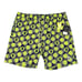 Psycho Bunny Men's Nile Blue/Yellow Jacek Polka Dot Print Swim Trunks Sz XL NWT