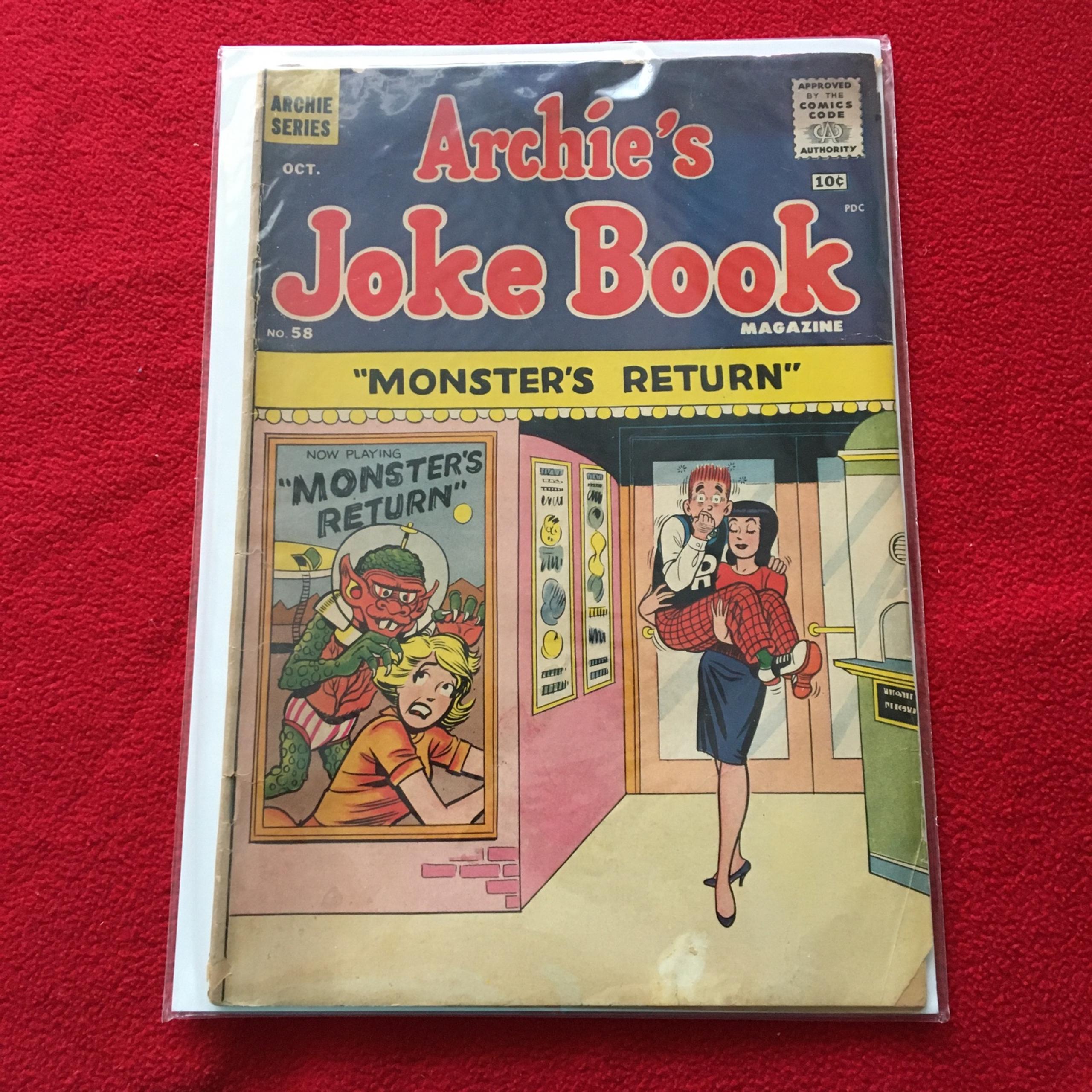 Archie’s Joke Book #58, published in 1961