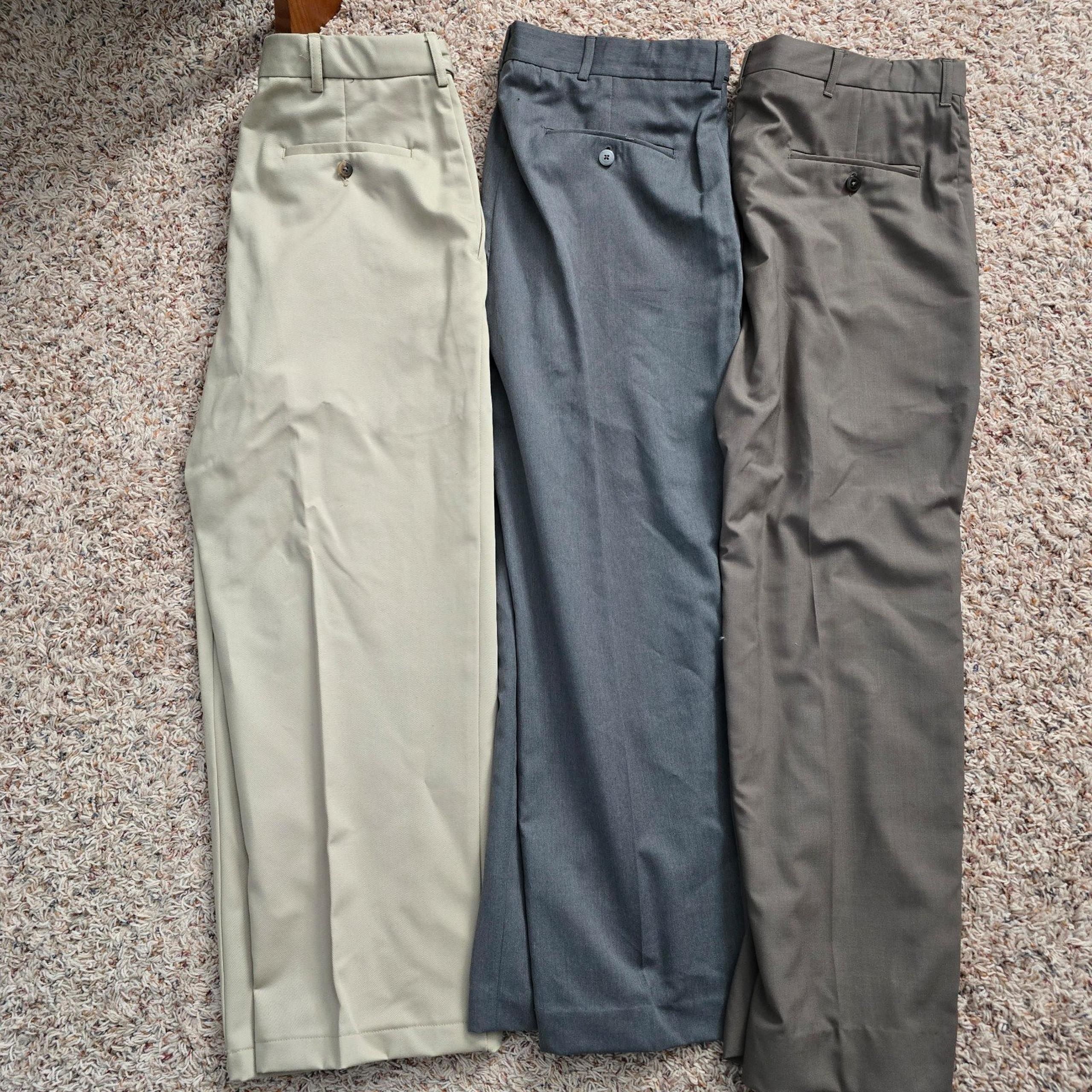 Mens Haggar Dress Pants / Slacks 34X29