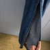 J.A. Studio Vintage Two Piece Denim Dress and Button Down Shirt Set size Large