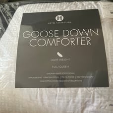 Hotel Collection goose down comforter queen
