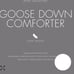 Hotel Collection goose down comforter queen