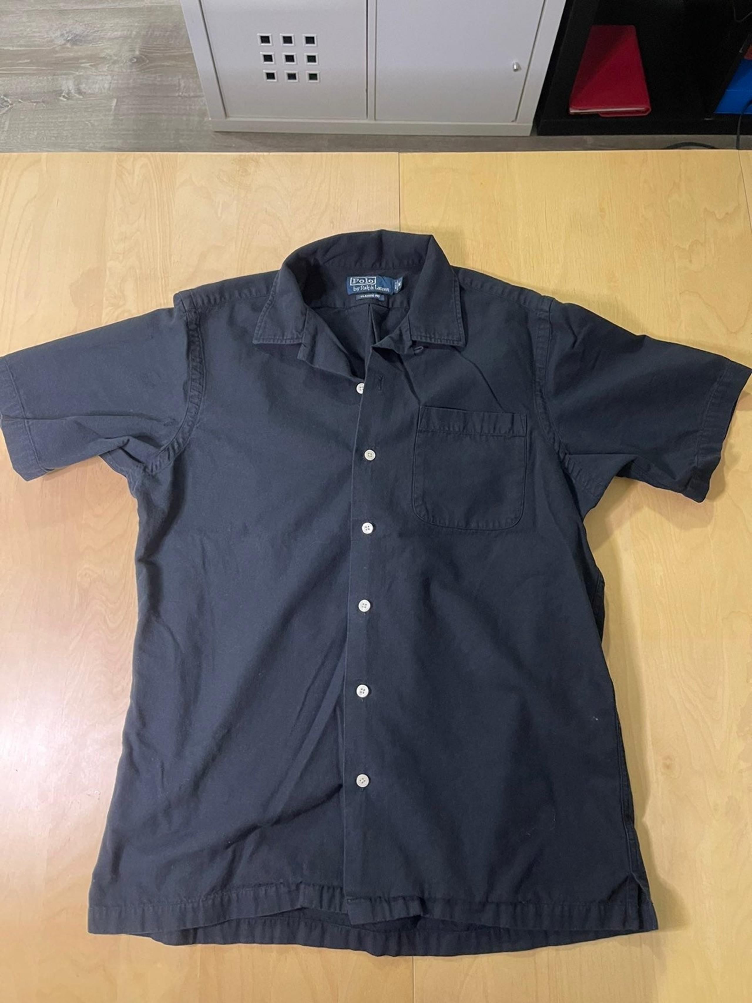 Polo Ralph Lauren short sleeve shirts for men black size M