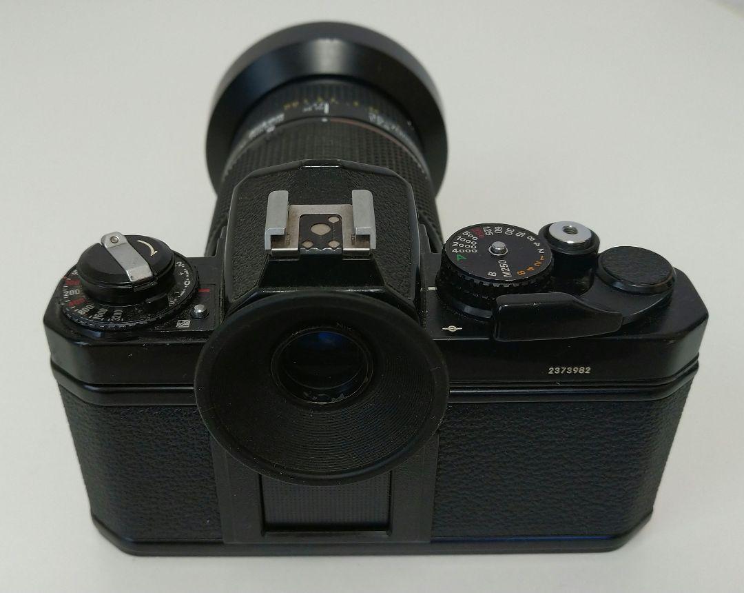在庫処分セール 言い換え body black FE2 Nikon with lens. 35-70mm NIKKOR a フィルムカメラ