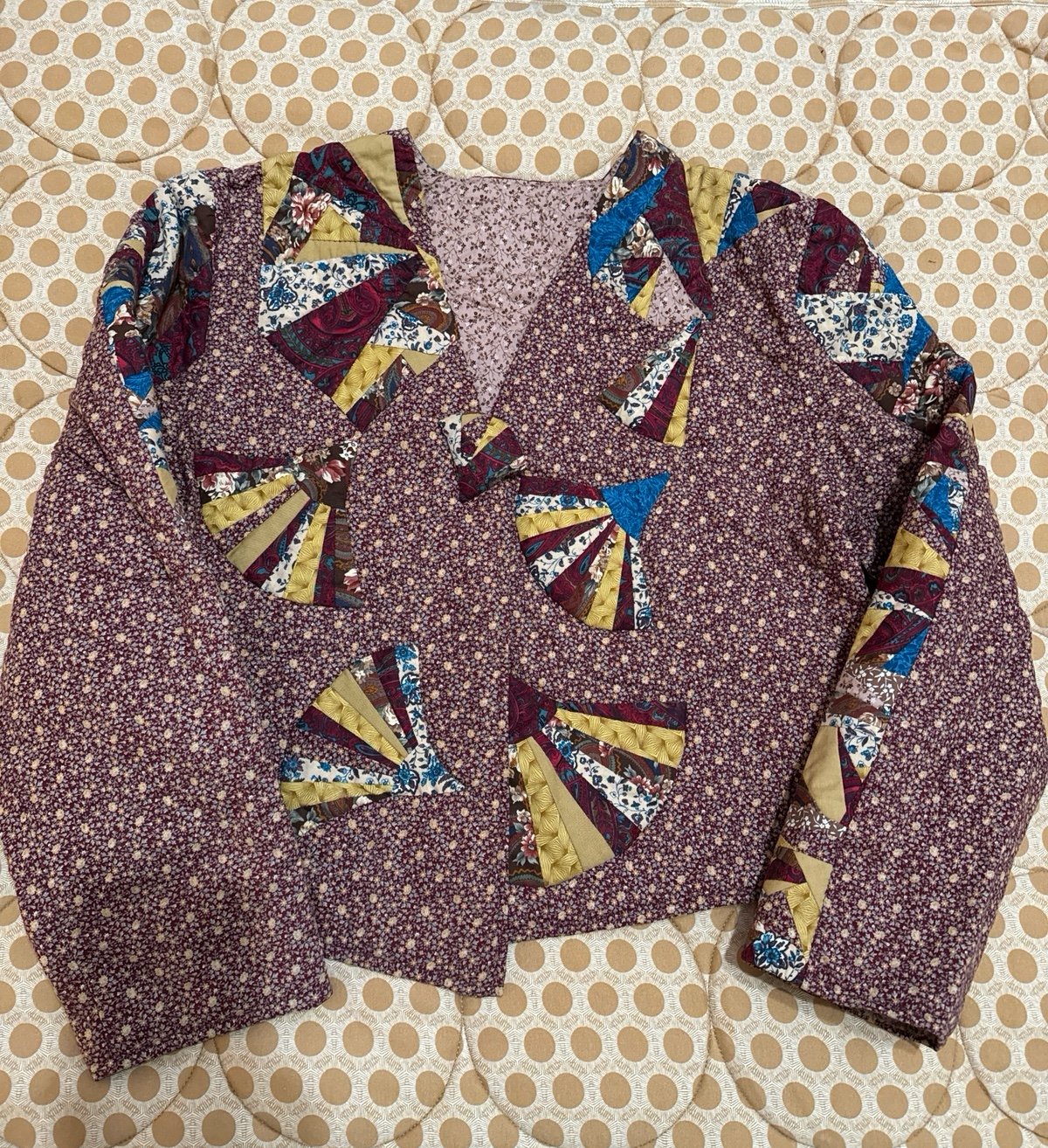 Vintage Handmade Quilted Jacket