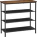 Shoe Rack, 4 Tier Shoe Storage Rack for 9-12 Pairs of Shoes