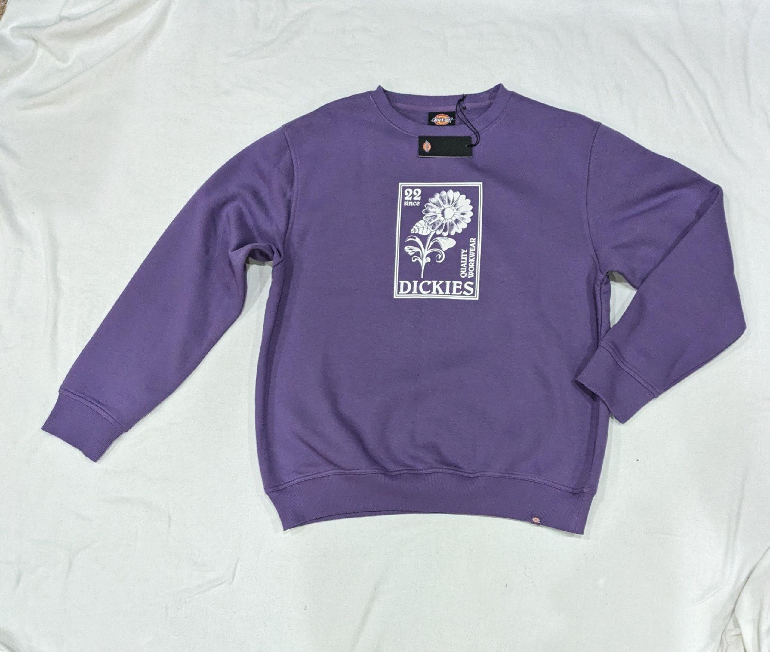 Dickies Garden Flower Stamp Crew Neck Sweatshirt