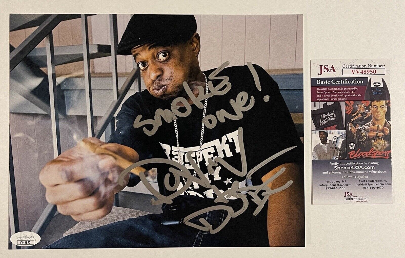 DEVIN THE DUDE SIGNED 8X10 PHOTO RAPPER AUTOGRAPHED JSA COA