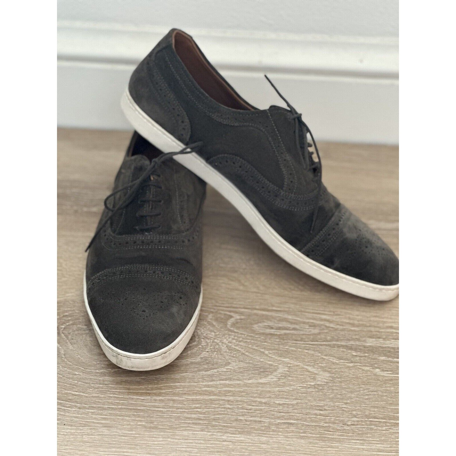 Allen Edmonds|Strand Oxford Dress Sneaker|Grey Suede|SZ 13